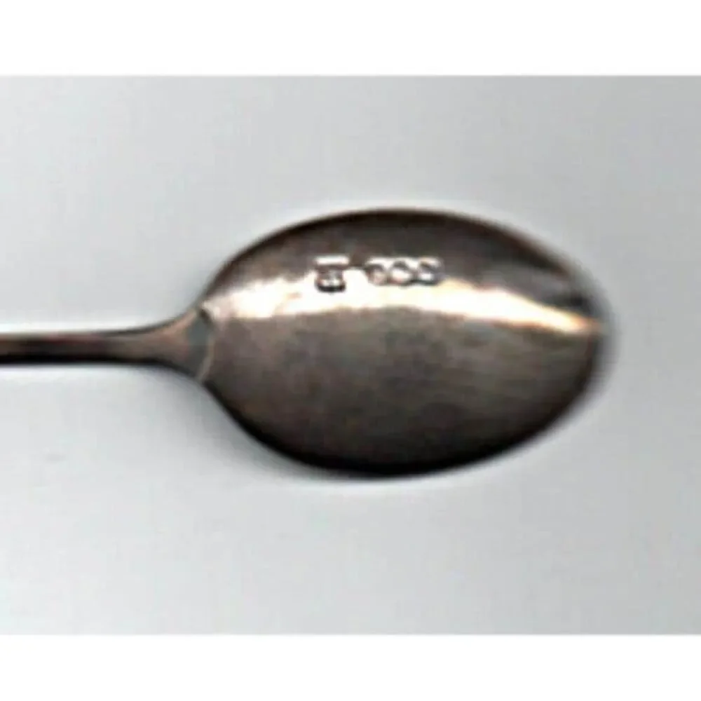 Set Of 6 Antique Salt Spoons Cooper Brothers And Sons Sheffield Edwardian Era
